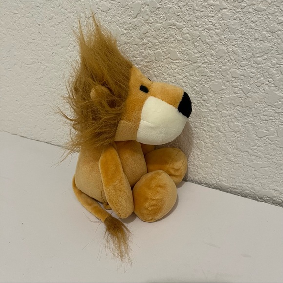 Lion Plush Stuffed Animal 10 Inch Toy Tan - Picture 5 of 10